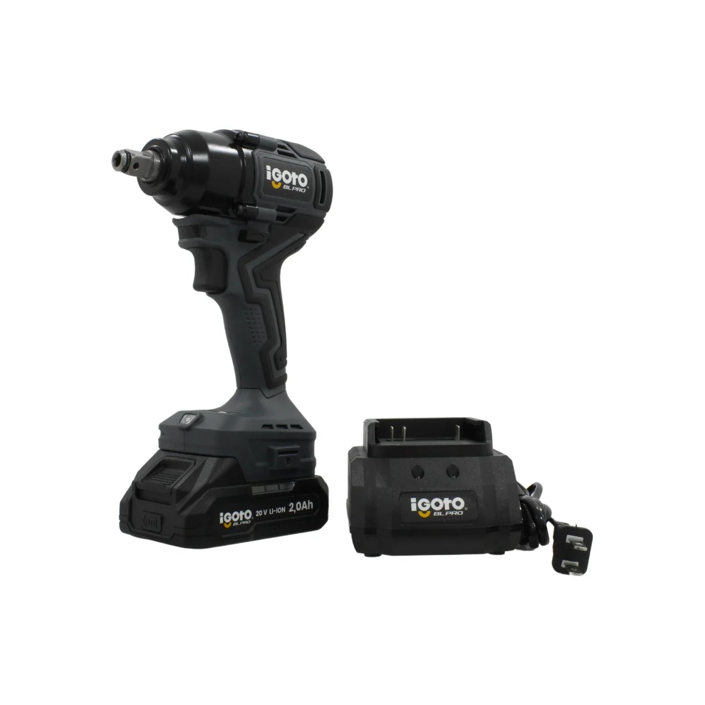 Llave de impacto/Atornillador  inalámbrico 20 V Igoto HI1002 BL PRO