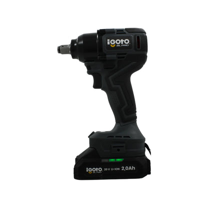 Llave de impacto/Atornillador  inalámbrico 20 V Igoto HI1002 BL PRO