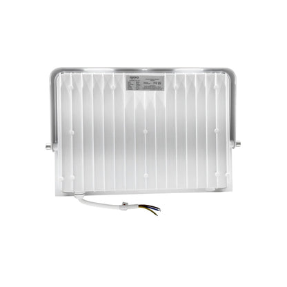 Reflector LED Igoto 150W blanco con aletas disipadoras de calor y cable de conexión, para iluminación exterior