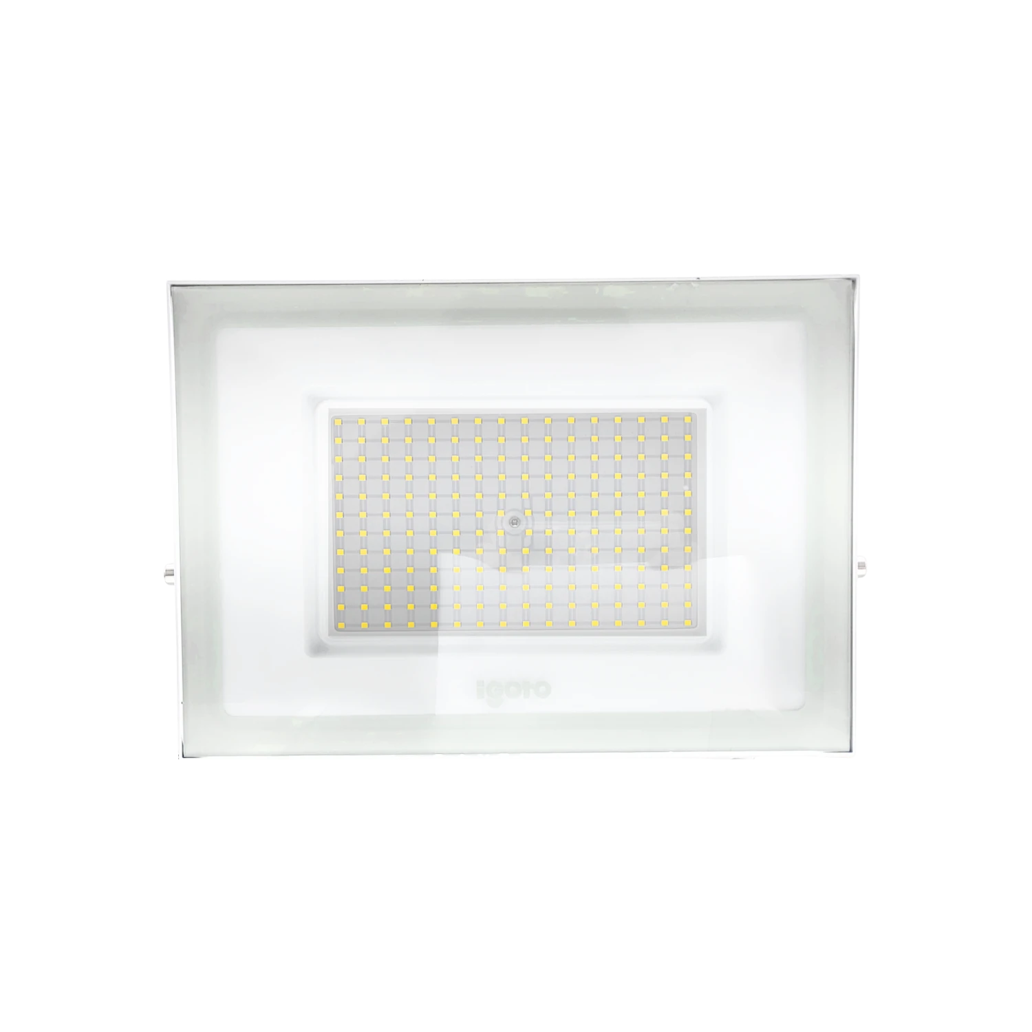 Reflector LED Igoto 150W blanco rectangular para exteriores, luz brillante