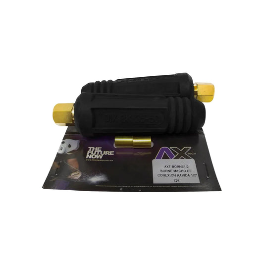 Borne macho 1/2" 2 piezas Ax Tech