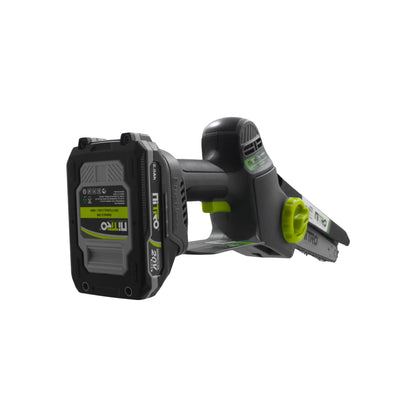 Mini motosierra inalámbrica Nitro 20V motor brushless y batería de litio para poda de jardín