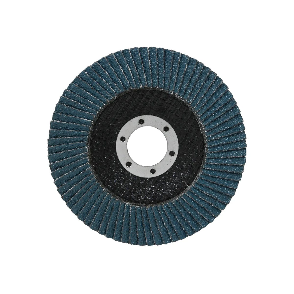 Disco flap de zirconio azul para amoladora angular ideal para desbaste y acabado en metales