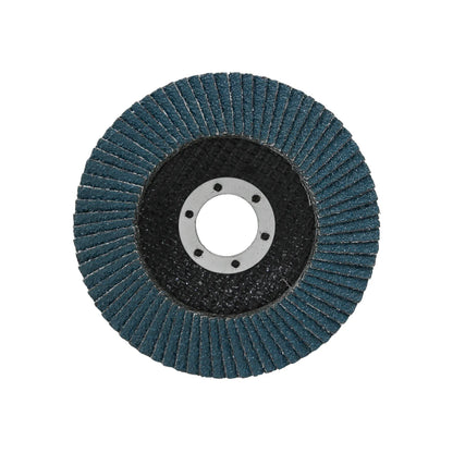 Disco flap de zirconio azul para amoladora angular ideal para desbaste y acabado en metales