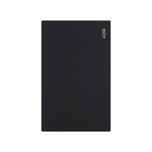 Vidrio de sombra para careta de soldar marca Adir rectangular color negro protección para soldadura.