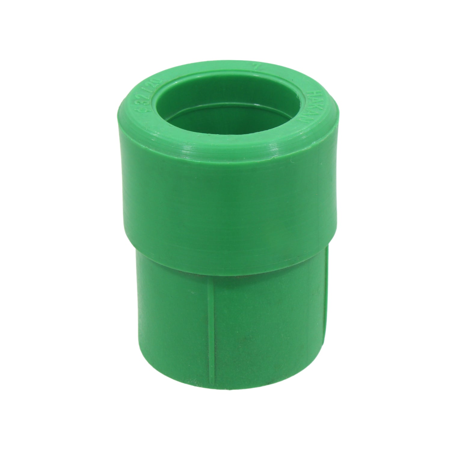 Reducción PPR verde Hakan para tubería de 32mm a 20mm, accesorio de plomería para unión duradera.