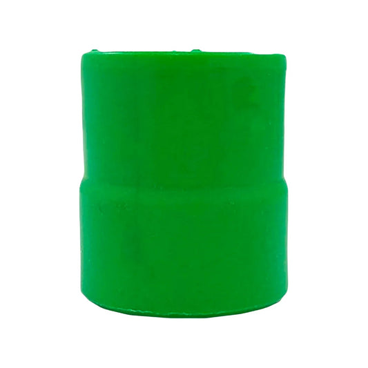 Reducción PPR verde 32x25 mm para unir tuberías de agua caliente y fría