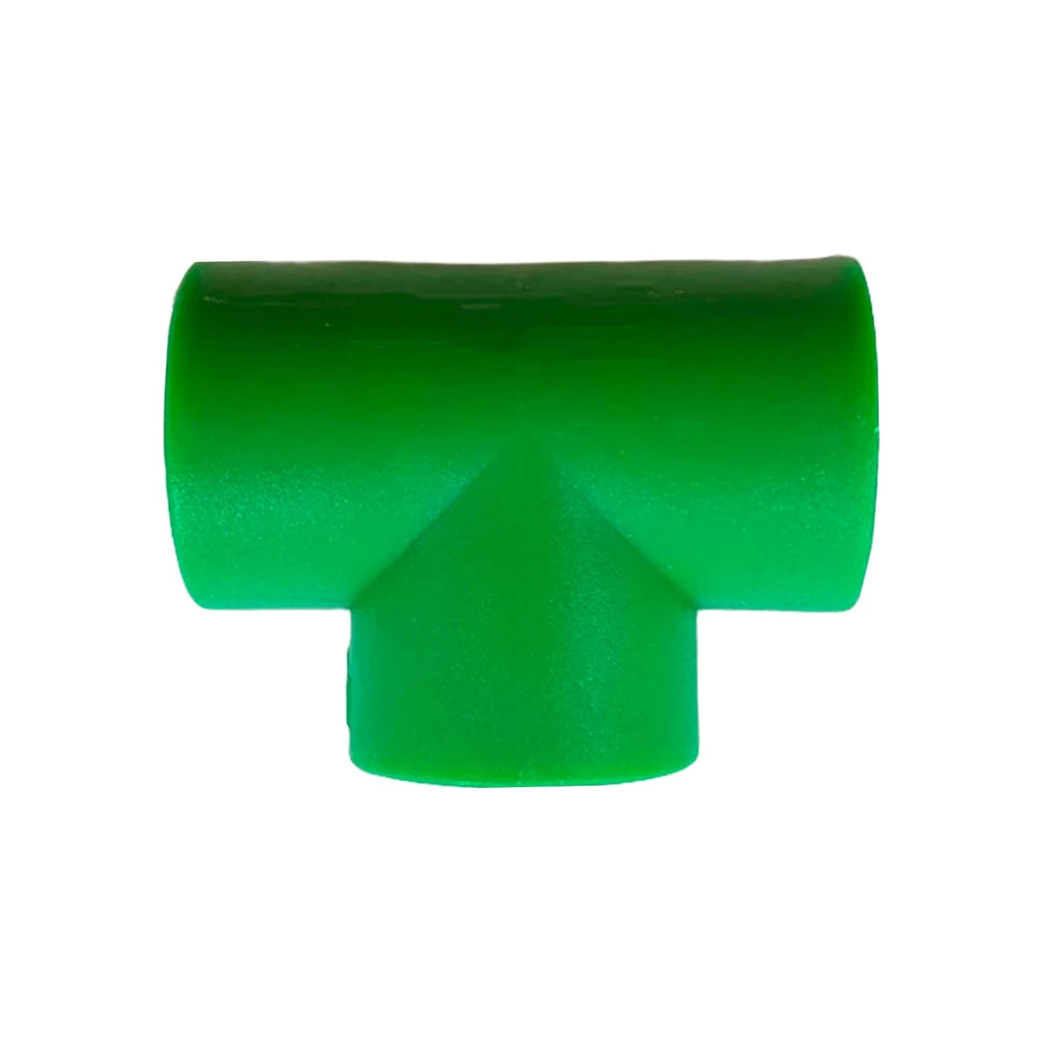 Tee PPR verde 20 mm para tuberías de agua caliente y fría