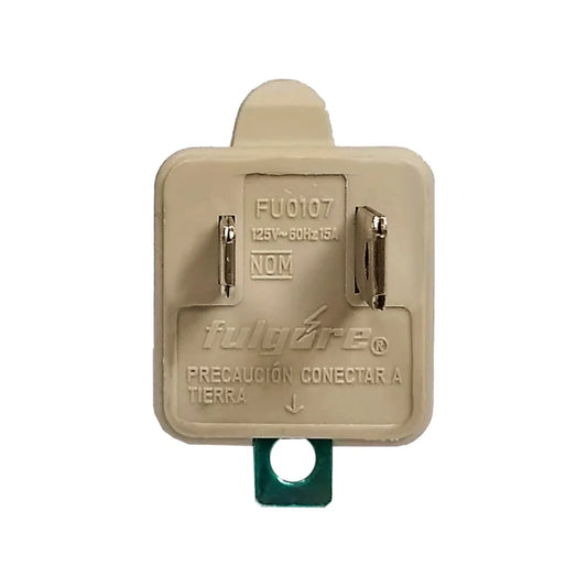 Clavija convertidora beige Fulgore FU0107