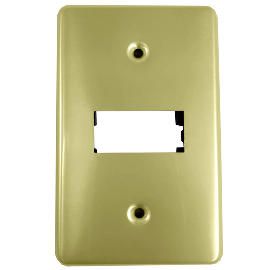 Placa 1 ventana dorada Fulgore FU0763