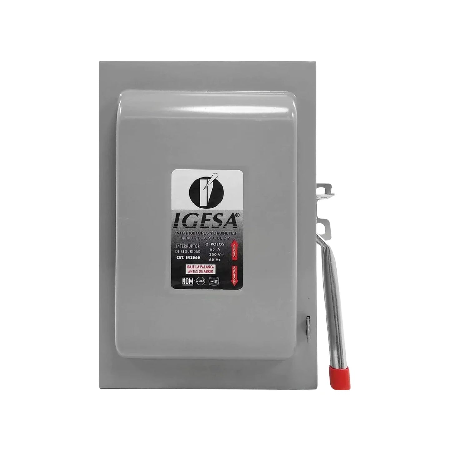 Interruptor de seguridad 2 x 60 de porcelana Igesa IN2060