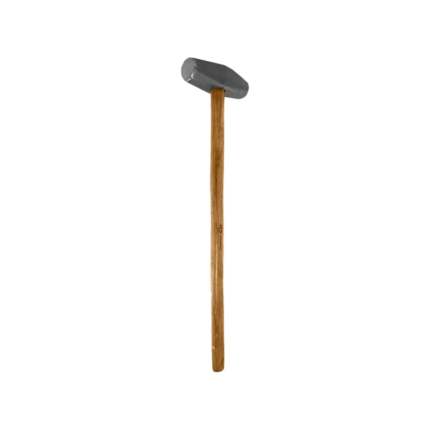 Marro de 12 libras con cabeza de acero gris y mango largo de madera, ideal para demolición y trabajos pesados