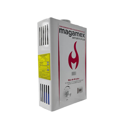 Boiler instantáneo Magamex Arturito Plus blanco 4.5 litros con sensor para calentador solar