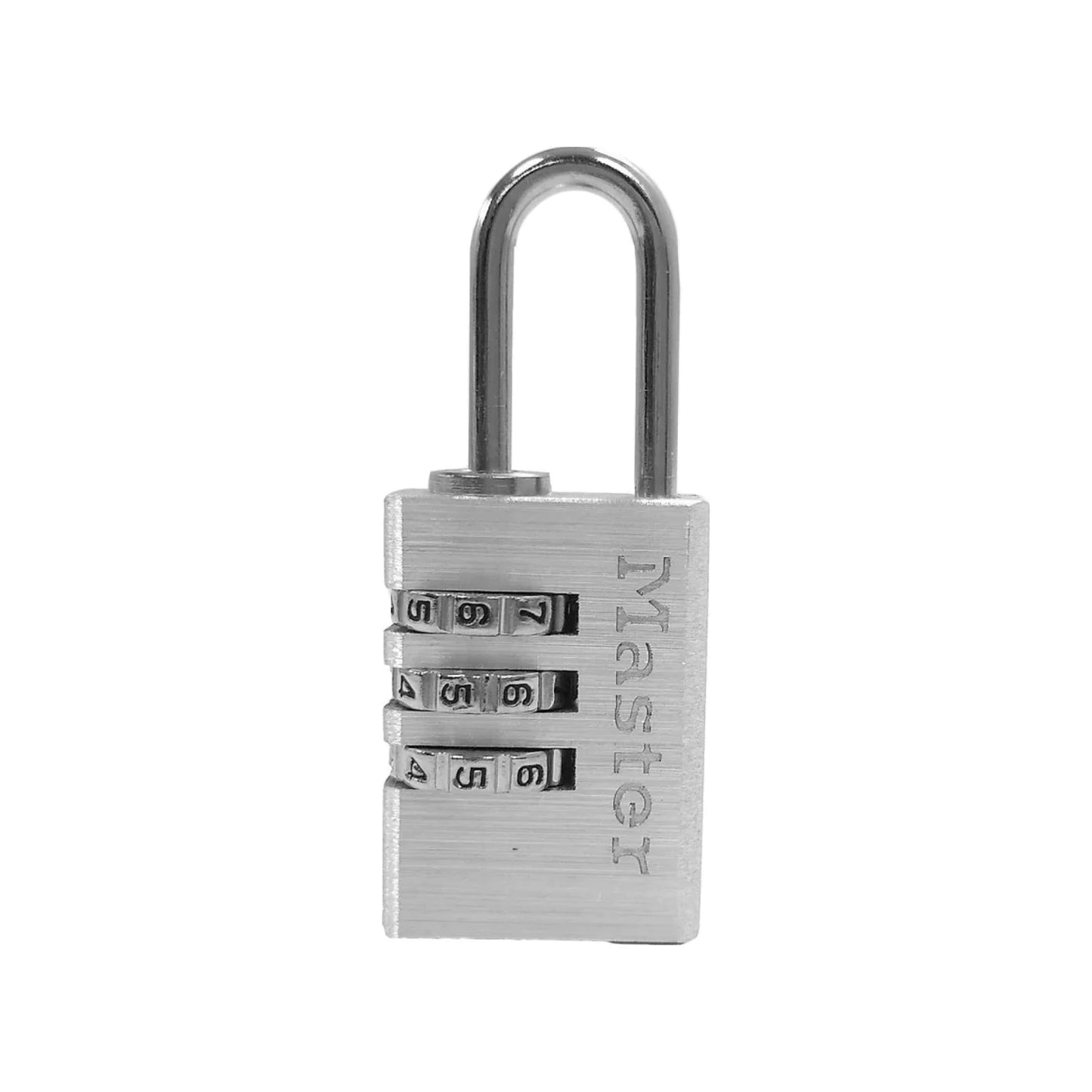 Candado de combinación numérico Master Lock plata 3 dígitos para taquilla seguridad