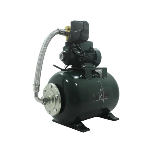 Hidroneumático Oakland verde oscuro con bomba de agua 1/2 HP y tanque de presión de 24 litros