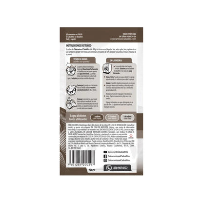 Colorante café tabaco Caballito