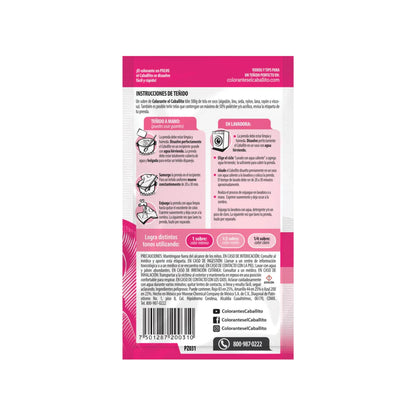 Colorante rosa mexicano Caballito