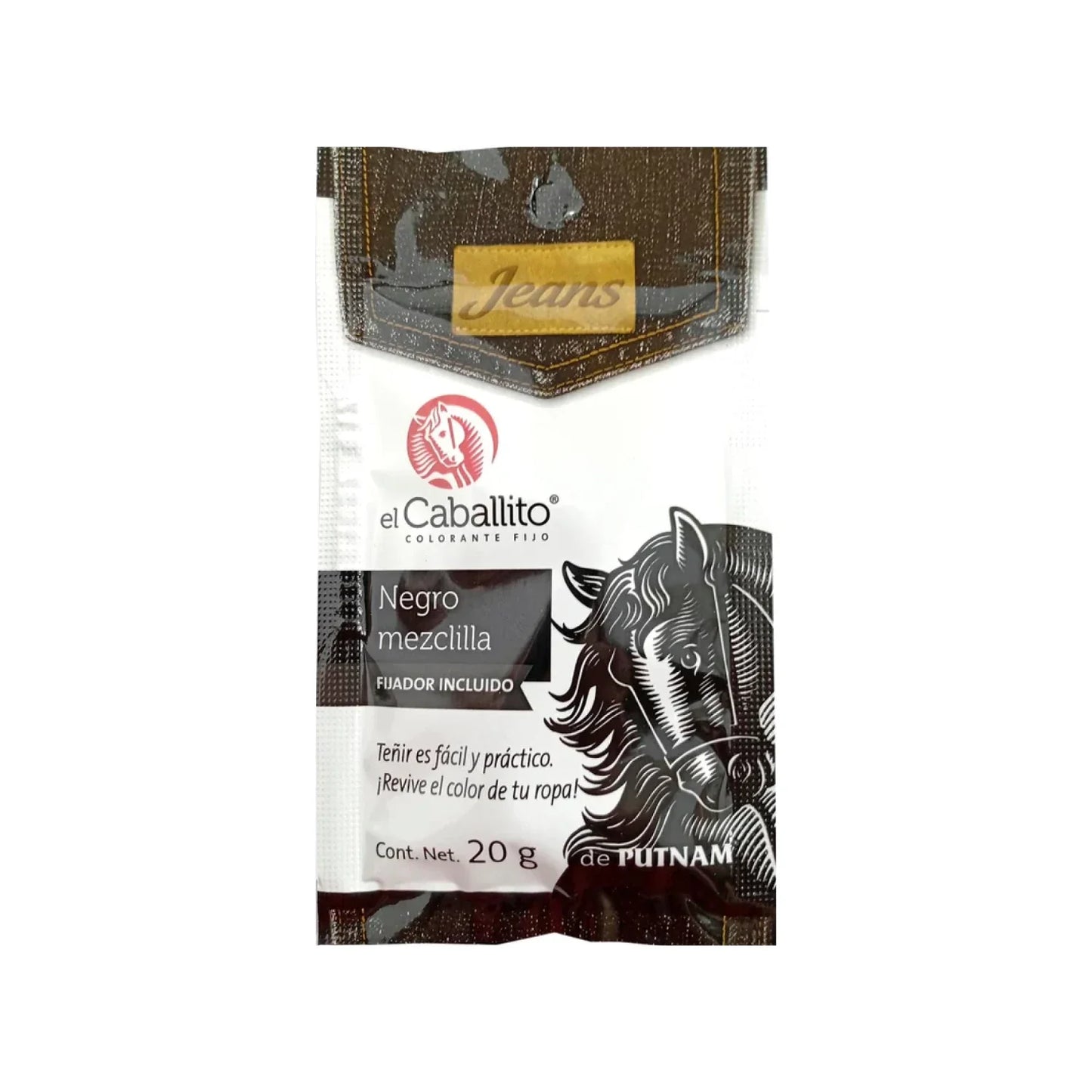 Colorante negro mezclilla Caballito