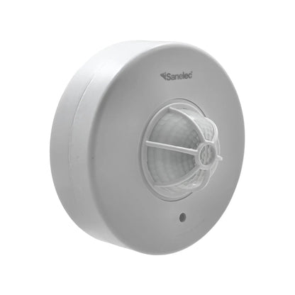 Sensor de movimiento Sanelec blanco para techo, detector PIR de presencia para automatización de luz