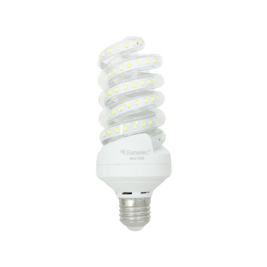 Lámpara espiral 20 W led luz fría Sanelec 1638