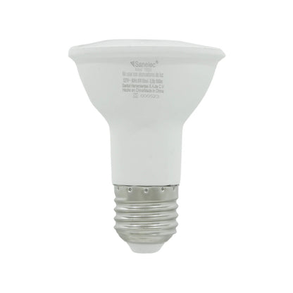 Foco LED Sanelec Mod. 1890 PAR blanca luz fría 45W equivalente, base E27