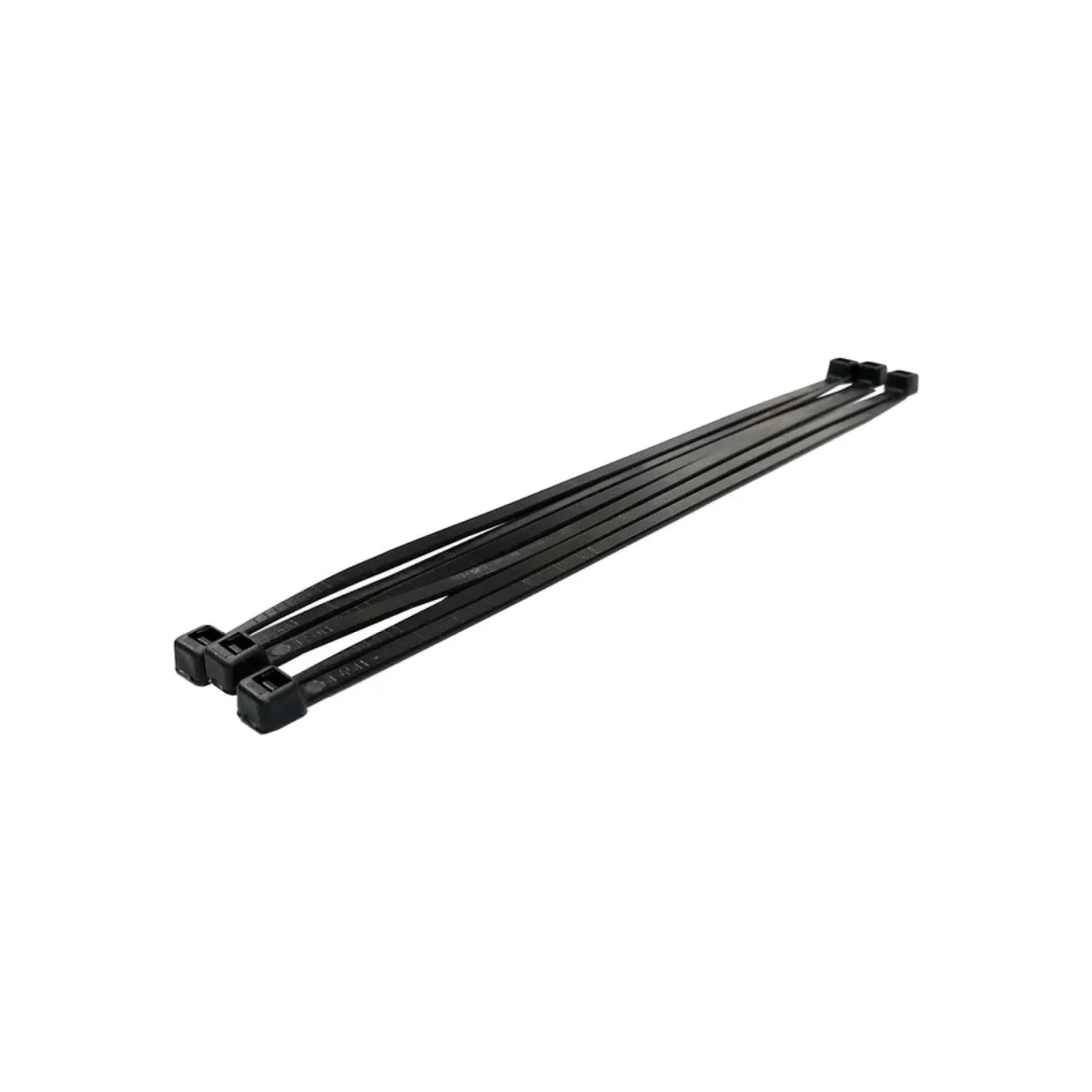 Manojo de cinchos negros para sujeción y organización de cables eléctricos
