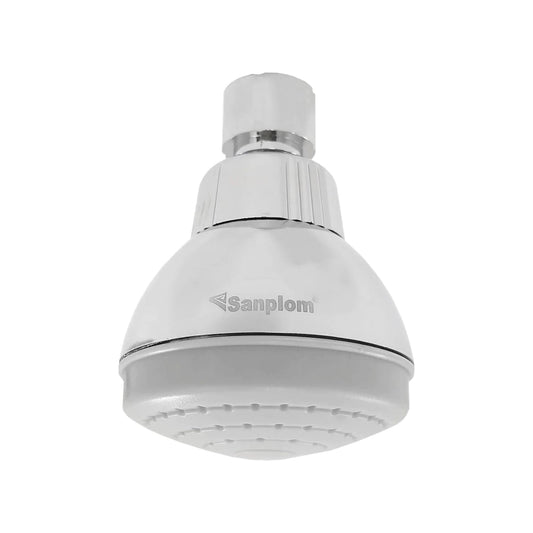Regadera redonda ABS cromada Sanplom 2 3/4 pulgadas para baño