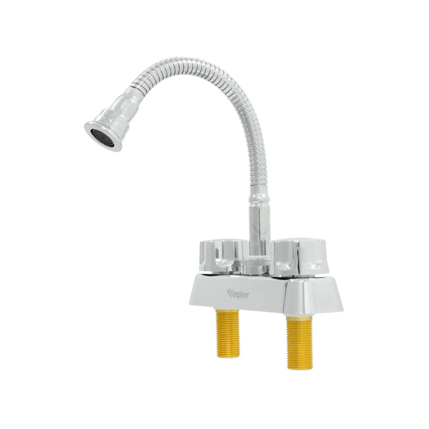 Mezcladora para lavabo 4" Sanplom 8958 bita