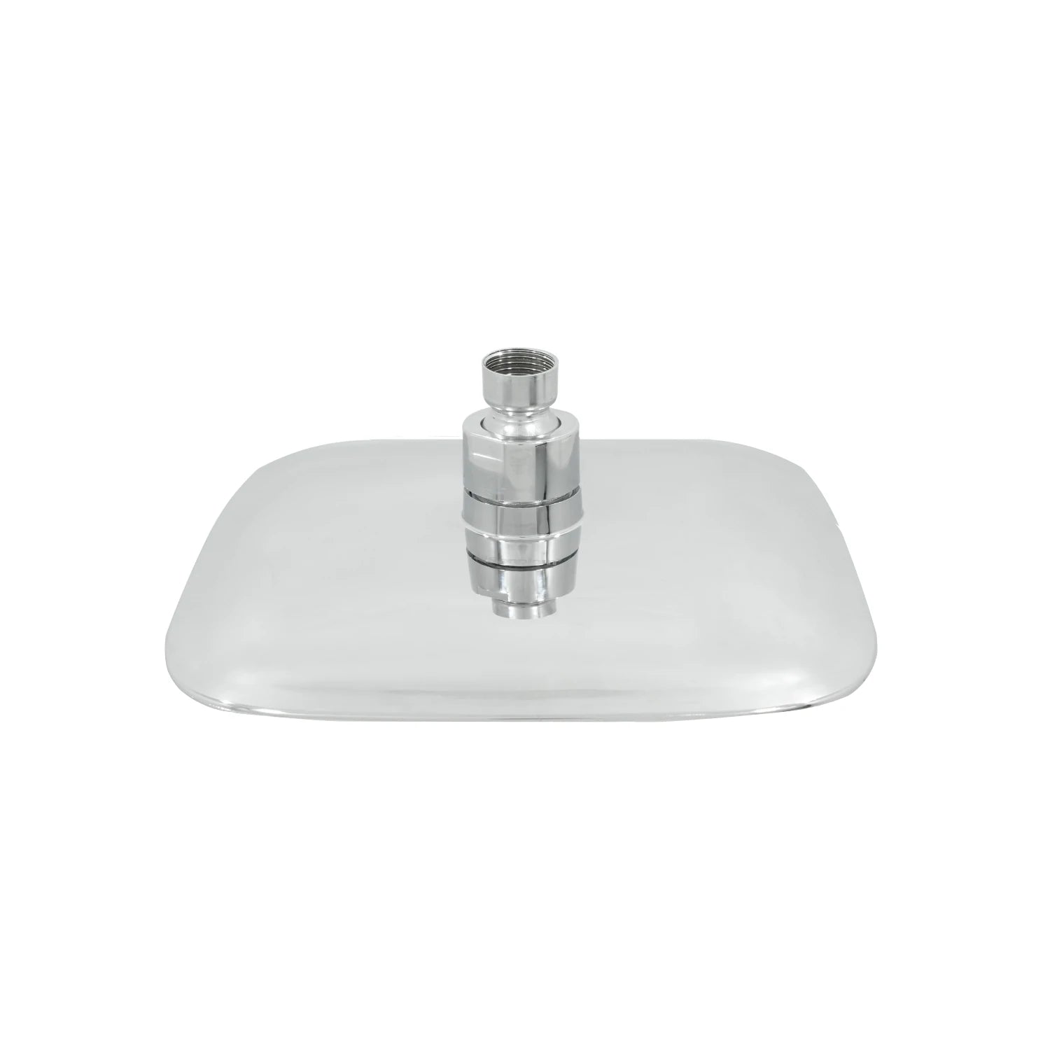Regadera cuadrada 8 pulgadas cromada brillante, cabezal de ducha para baño moderno