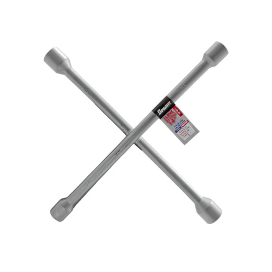 Llave cruceta automotriz Sprayit 14 pulgadas con bocas 17, 19, 20.5, 22mm para tuercas de rueda