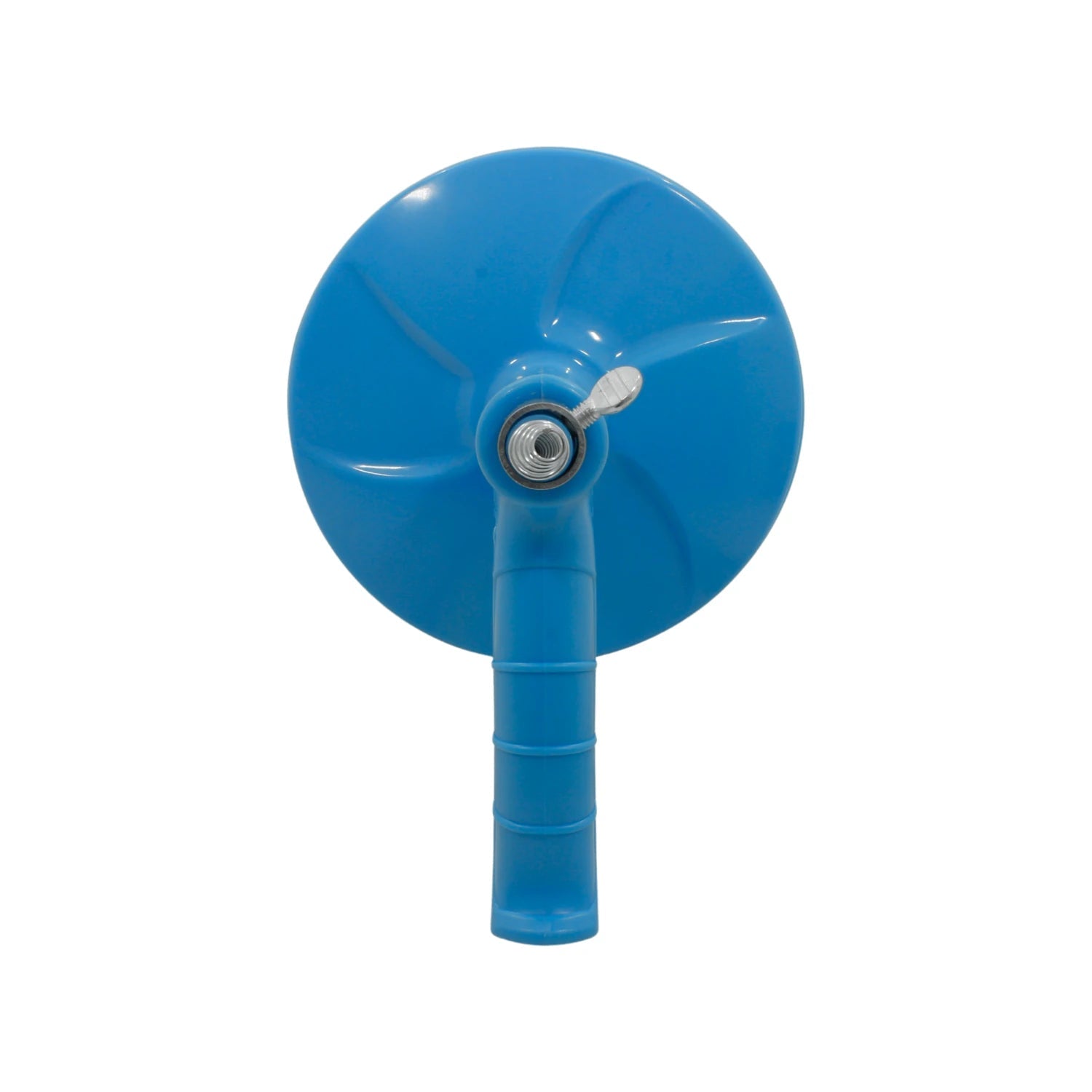 Destapacaños de resorte manual azul con manivela para desatascar tuberías, herramienta de fontanería