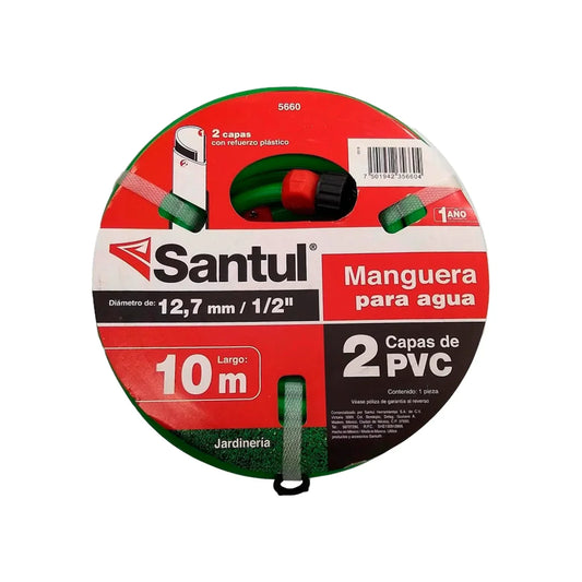 Manguera bicapa 1/2"x10 m Santul 5660