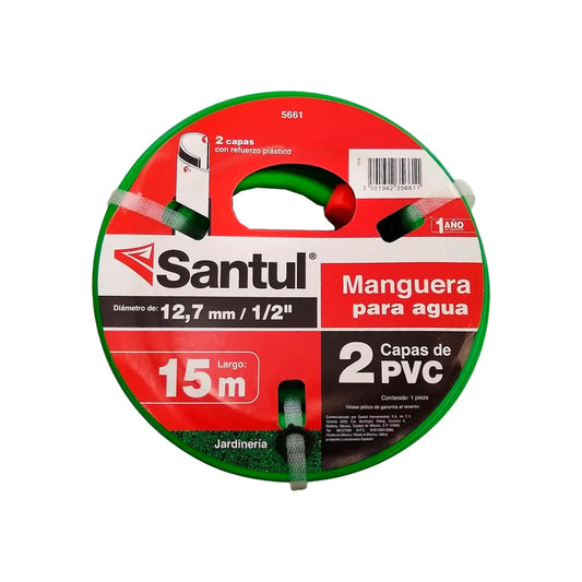 Manguera bicapa 1/2"x15 m Santul 5661