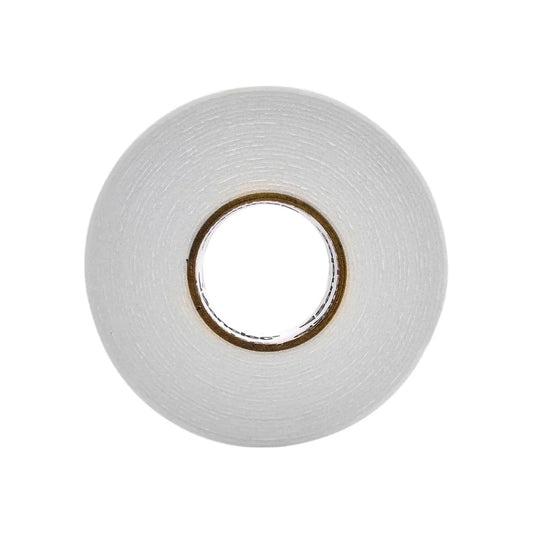 Rollo de cinta doble cara adhesiva blanca de 19mm para fijación en ferretería