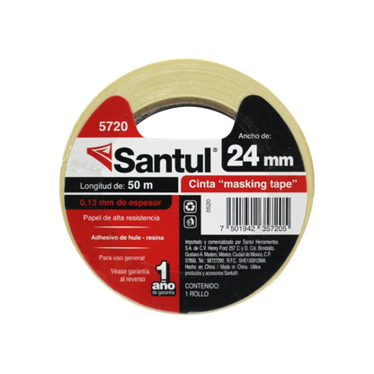 Masking tape 1" (24 mm)x50 m Santul 5720