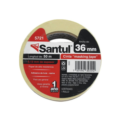 Masking tape 1 1/2" (36 mm)x50 m Santul 5721