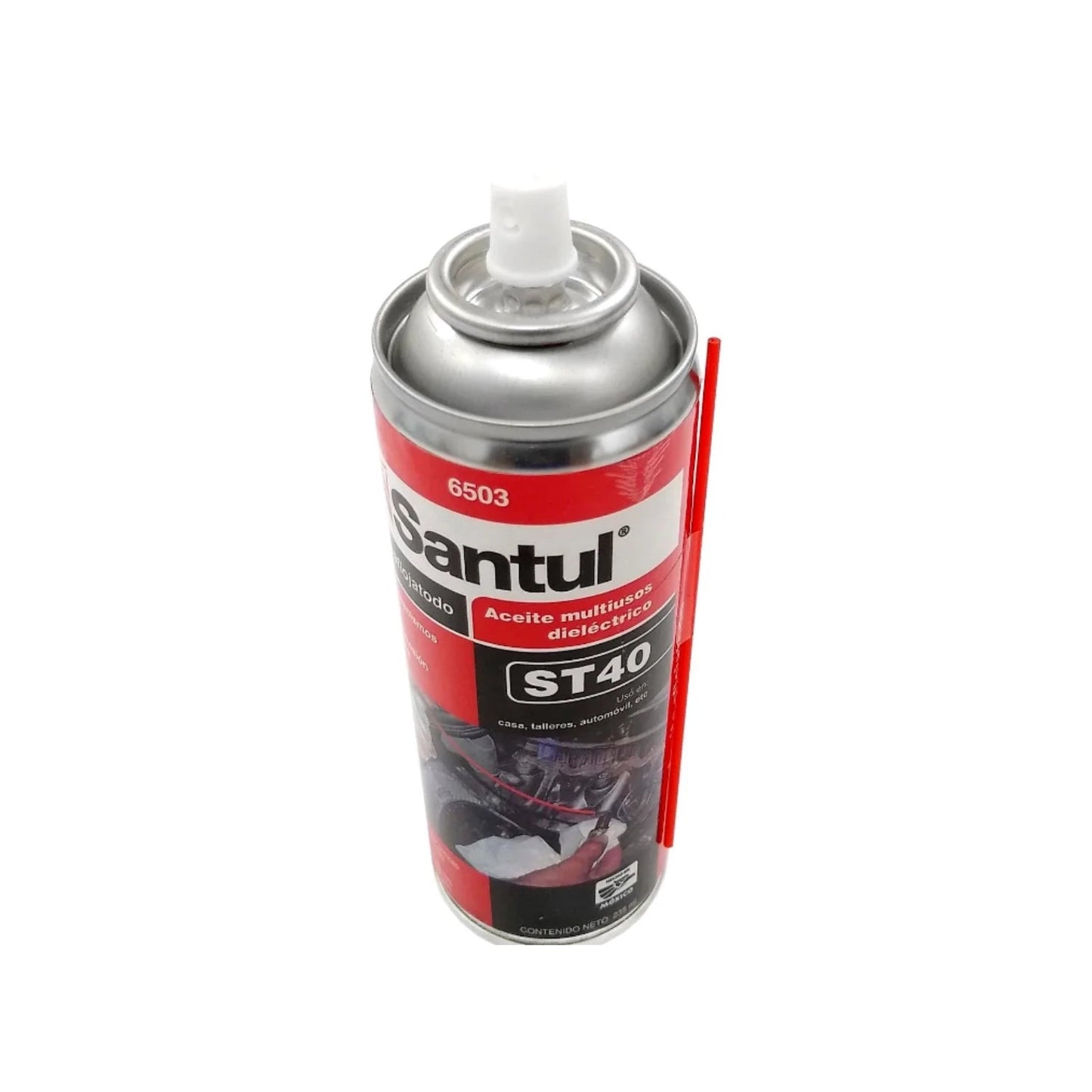 Aflojatodo Santul ST40 lubricante multiusos dieléctrico en aerosol para auto y taller