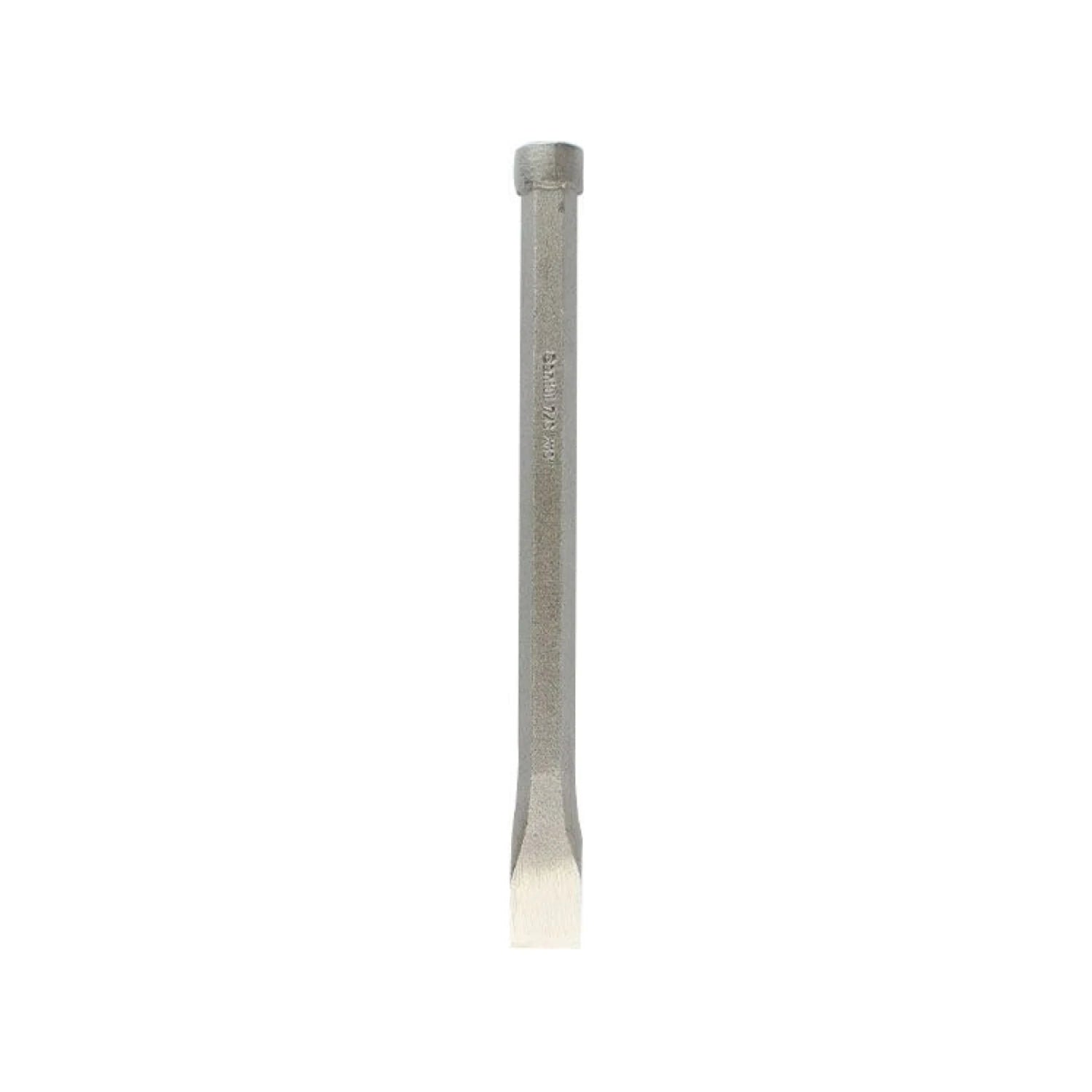 Cincel plano de acero forjado gris, medida 7/8x10 pulgadas (2.22x25.4 cm), herramienta de mano