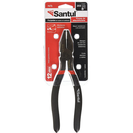 Pinza de electricista 8" Santul 7675