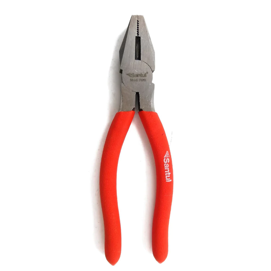 Pinza de electricista 7" roja #7 Santul 7679