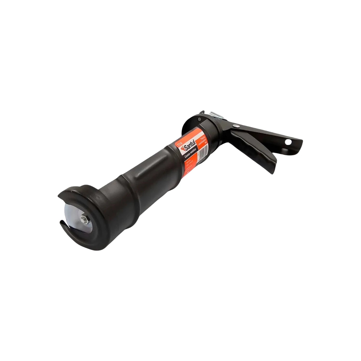 Pistola calafateadora Santul 7718 negra de cuerpo metálico lisa para sellador y silicón profesional