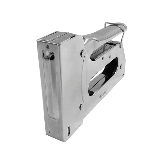 Engrapadora manual de servicio pesado Santul, metálica cromada para tapicería y construcción.