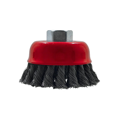 Carda de copa 3" x 5/8" para esmeriladora Santul 8590