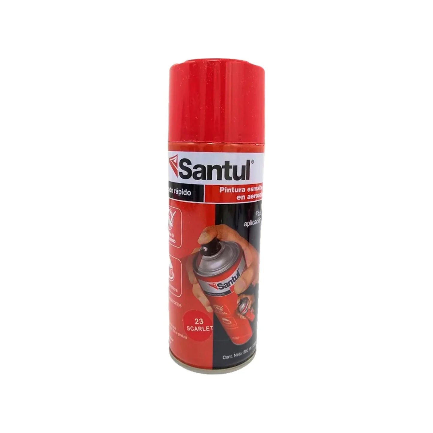 Pintura en aerosol roja 300 ml Santul 8828