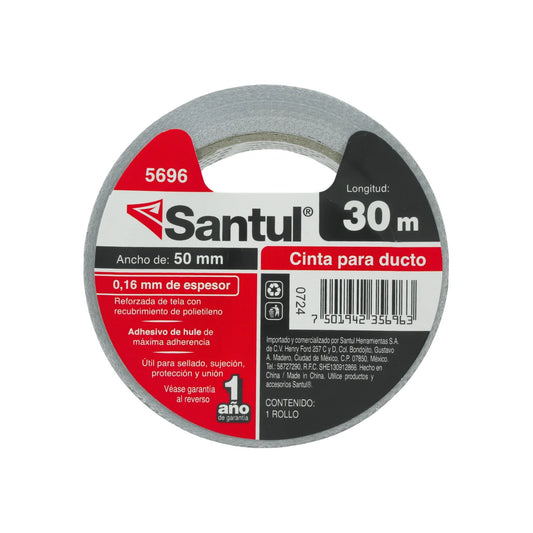 Cinta para ductos 30 m Santul 5696