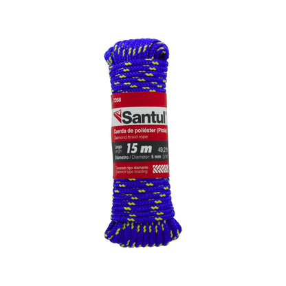 Cuerda de poliéster 3/16" 5 mm 15 metros Santul 7268