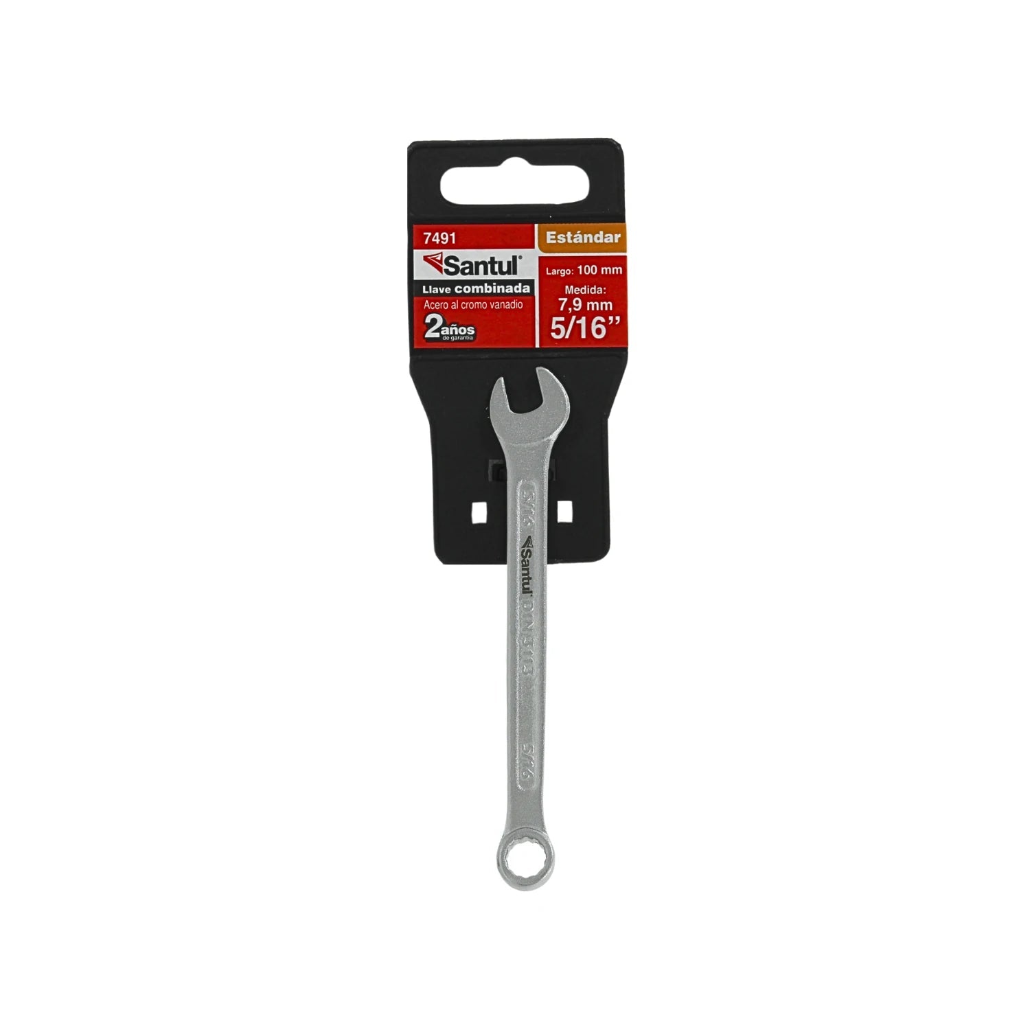 Llave combinada estándar Santul 7491 5/16" (7.9mm) acero cromo vanadio