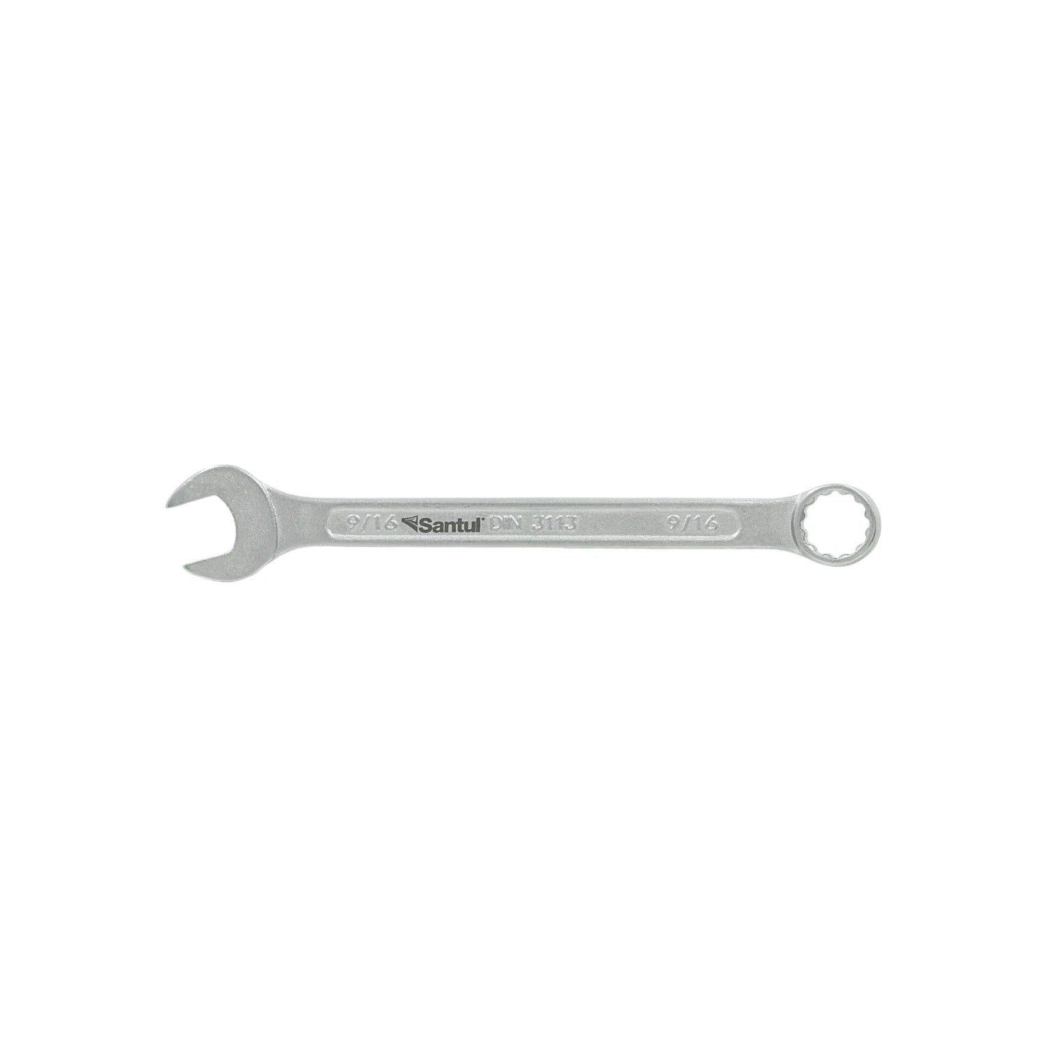 Llave mixta Santul 9/16" plateada para tuercas y tornillos, herramienta manual profesional DIN 3113