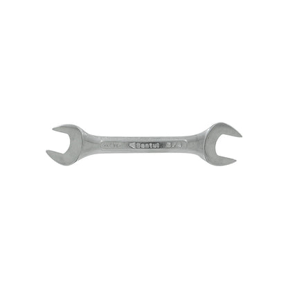 Llave española Sentul 11/16 y 3/4 pulgadas doble boca, acabado cromado para tuercas y tornillos