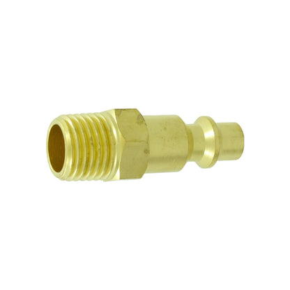 Conector rápido macho de latón 1/4 pulgada para compresora